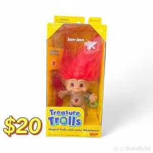 Trolls Doll with Vibrant Red Hair